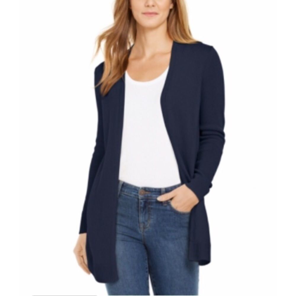 Style & Co Open-Front Completer Sweater Womens Size Xxl